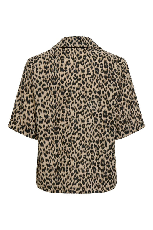 Only - Onlemmia S/S Button Shirt - 5078106 Black Leo