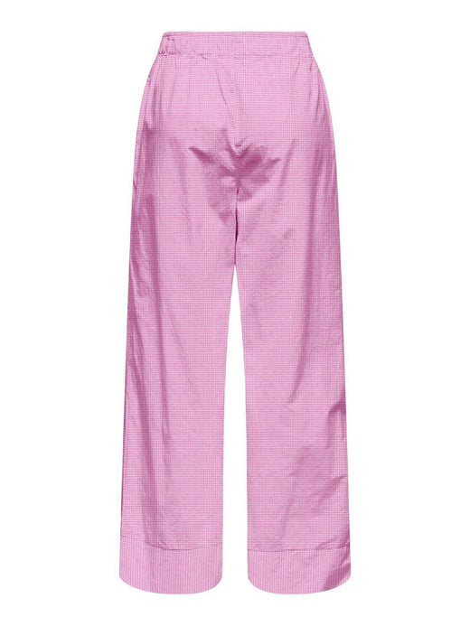 Only - Onlfilucca Pull-Up Pant - 4730810 Fuchsia Pink W Bright White Small