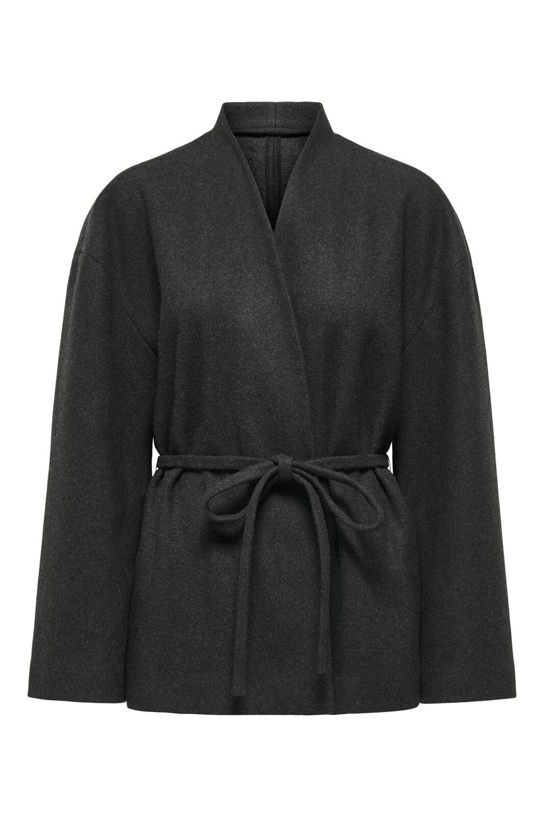 Only - Onlfox-Trillion Belt Jacket - 4960762 Dark Grey Melange