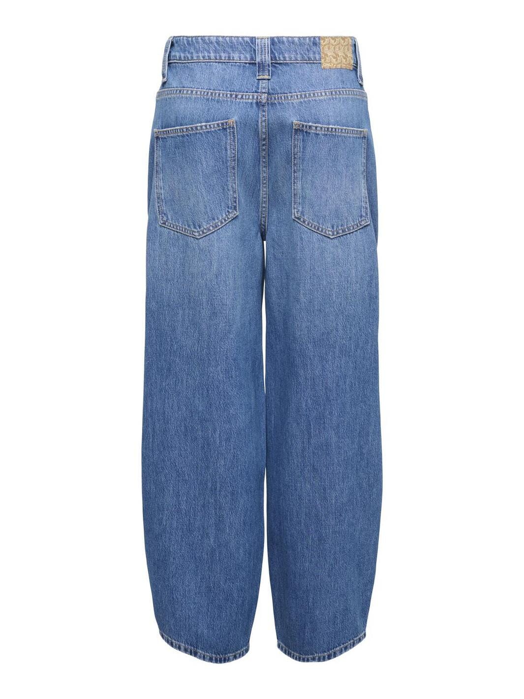 Only - Onlfrankie Barrel Dot - 4976312 Medium Blue Denim