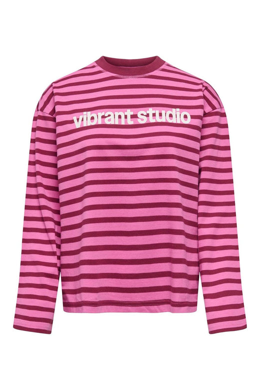 Only - Onlfreja L/S Stripe Top - 5060253 Fiji Flower Rumba (Ida) Print Vibrant