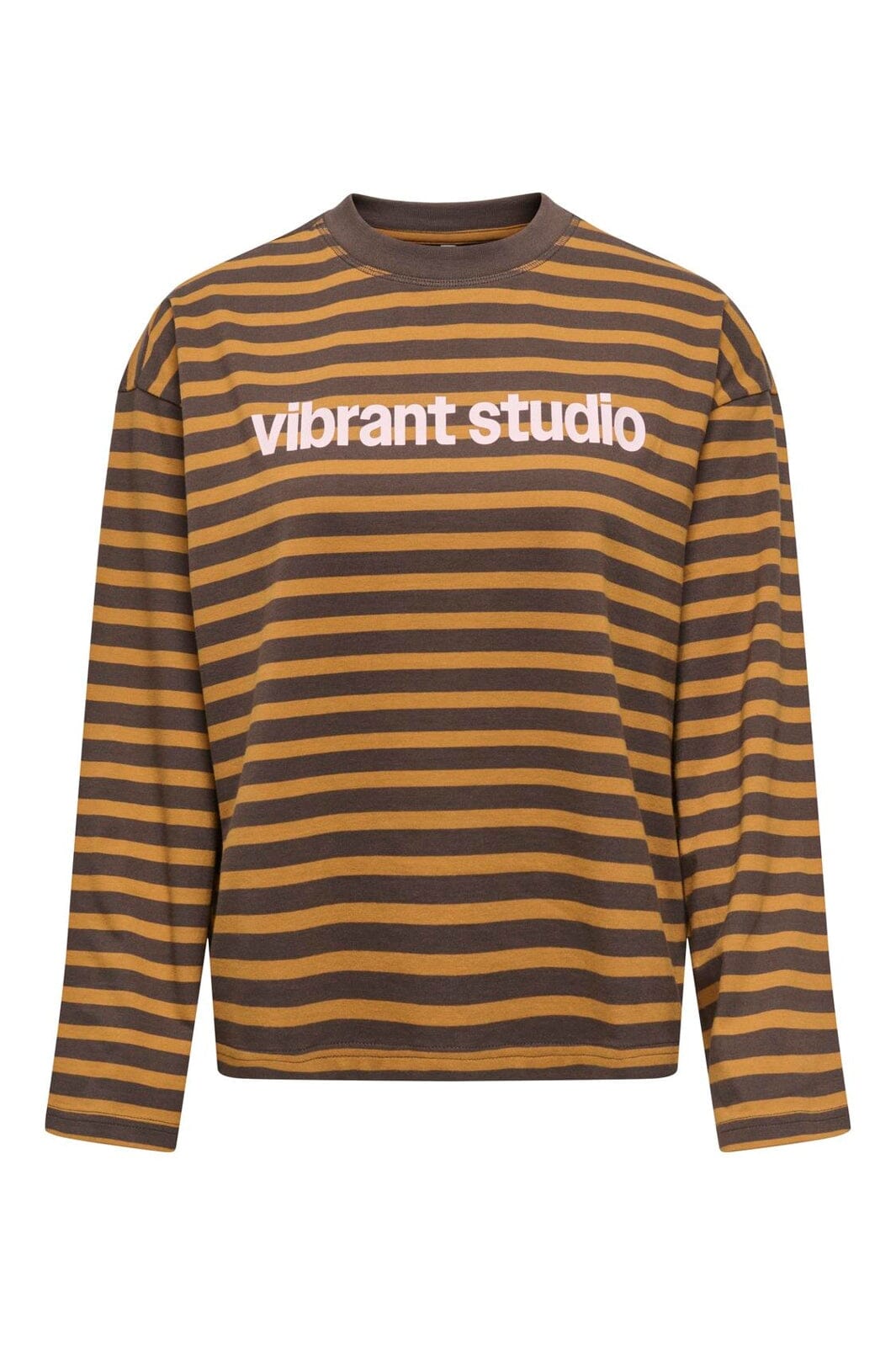 Only - Onlfreja L/S Stripe Top Cc - 5060271 Bracken Buckthorn (Ida) Print Vibrant