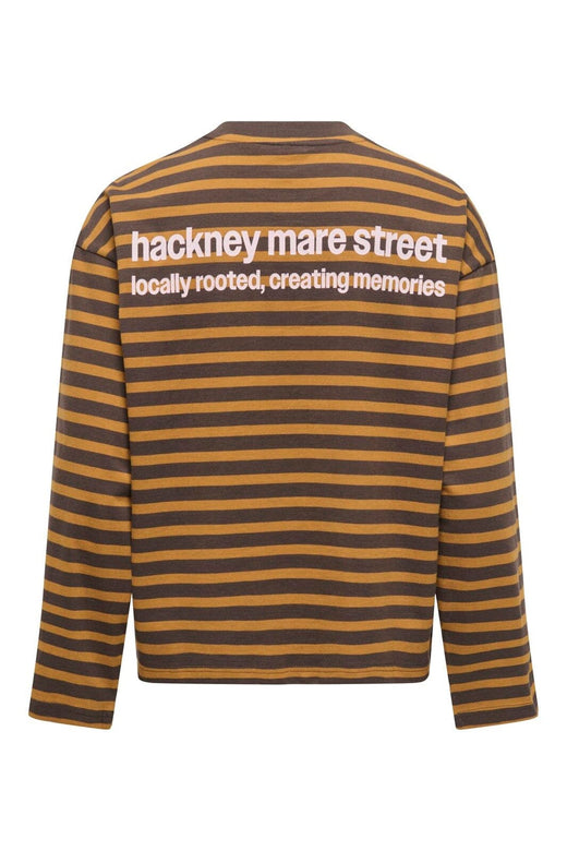 Only - Onlfreja L/S Stripe Top Cc - 5060271 Bracken Buckthorn (Ida) Print Vibrant