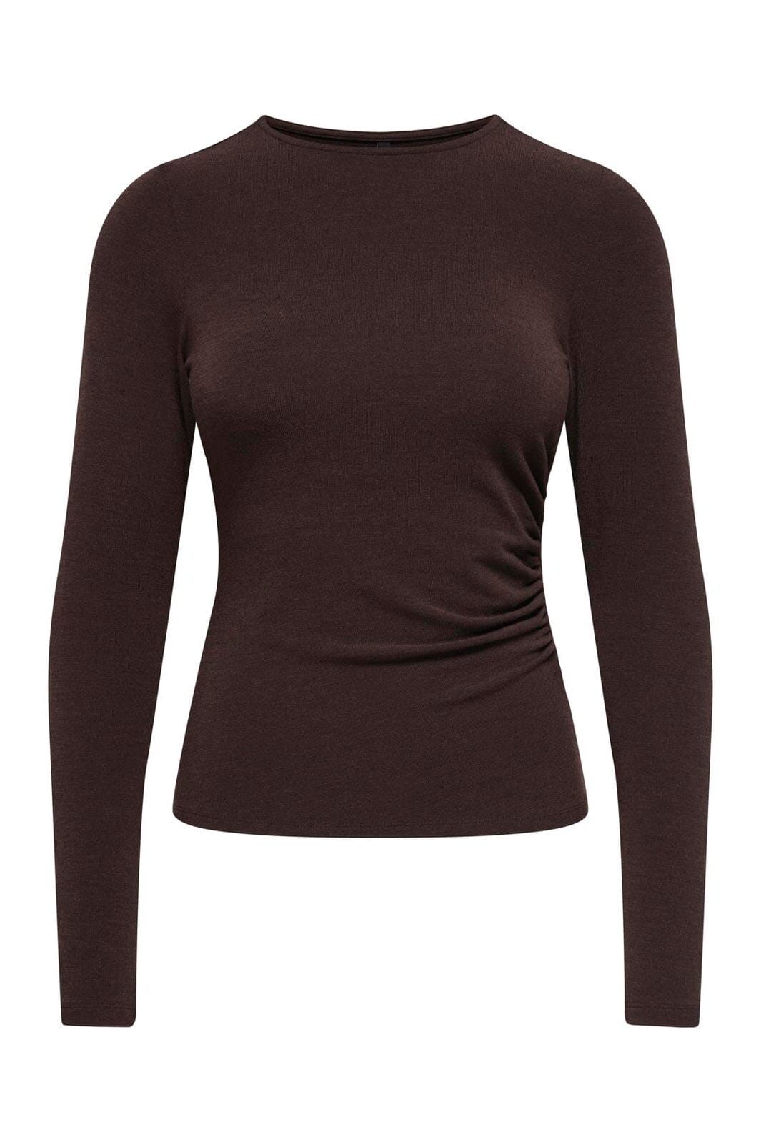 Only - Onlglamour L/S Ruching Top Cc - 5050807 Bracken