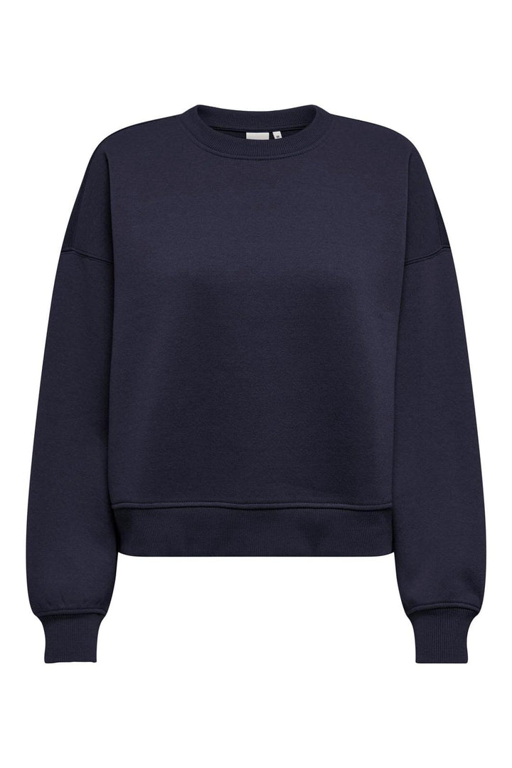 Only - Onlhappy L/S Crew Neck Swt - 5199522 Night Sky