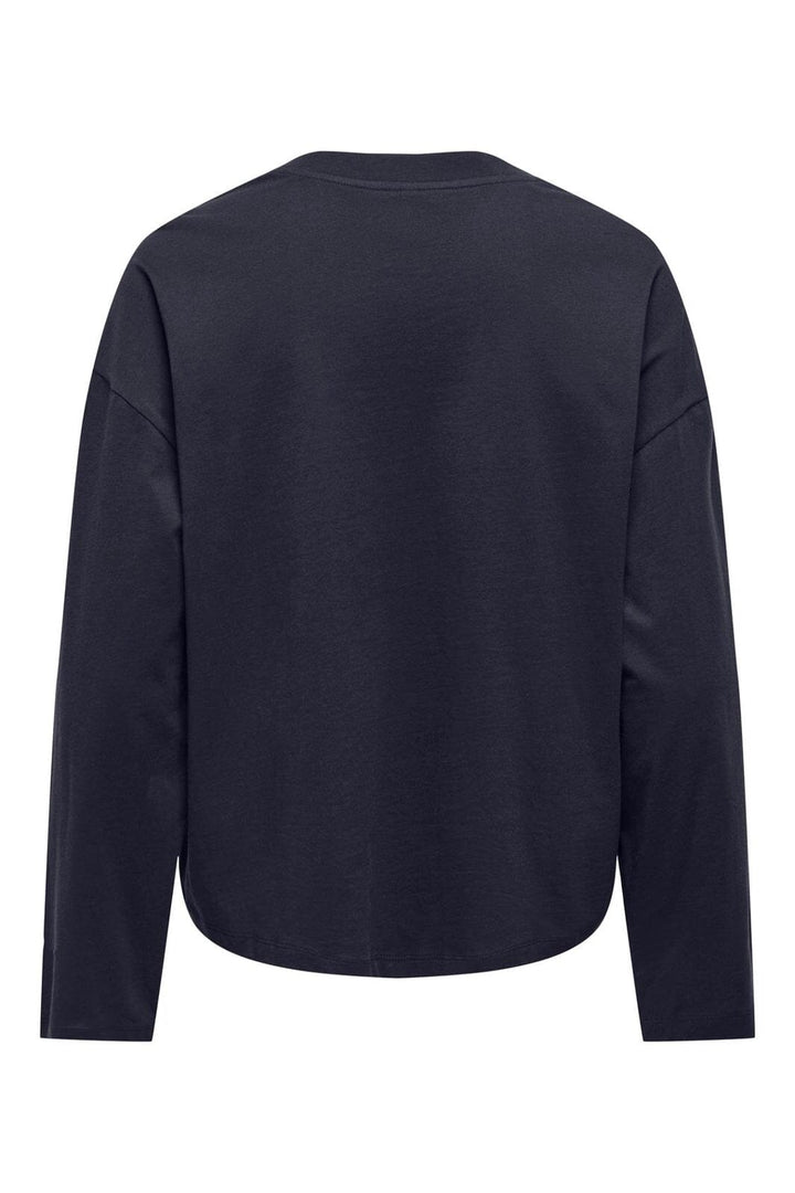 Only - Onlhappy L/S O-Neck Tee - 5121622 Night Sky