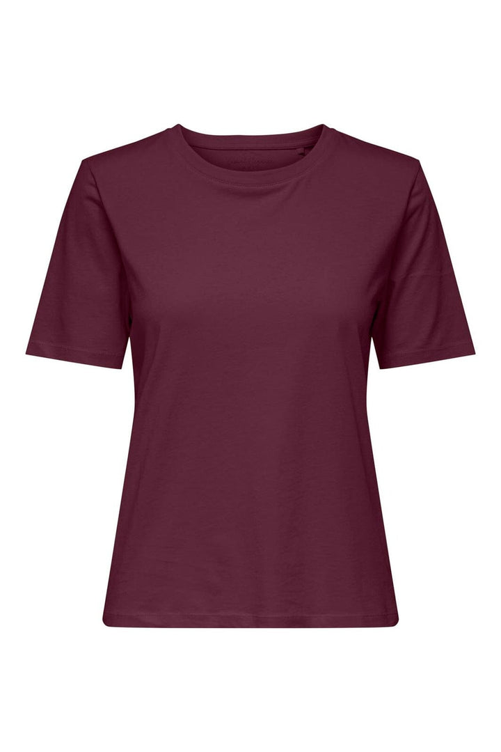 Only - Onlhappy S/S O-Neck Tee Pr - 5121592 Fig