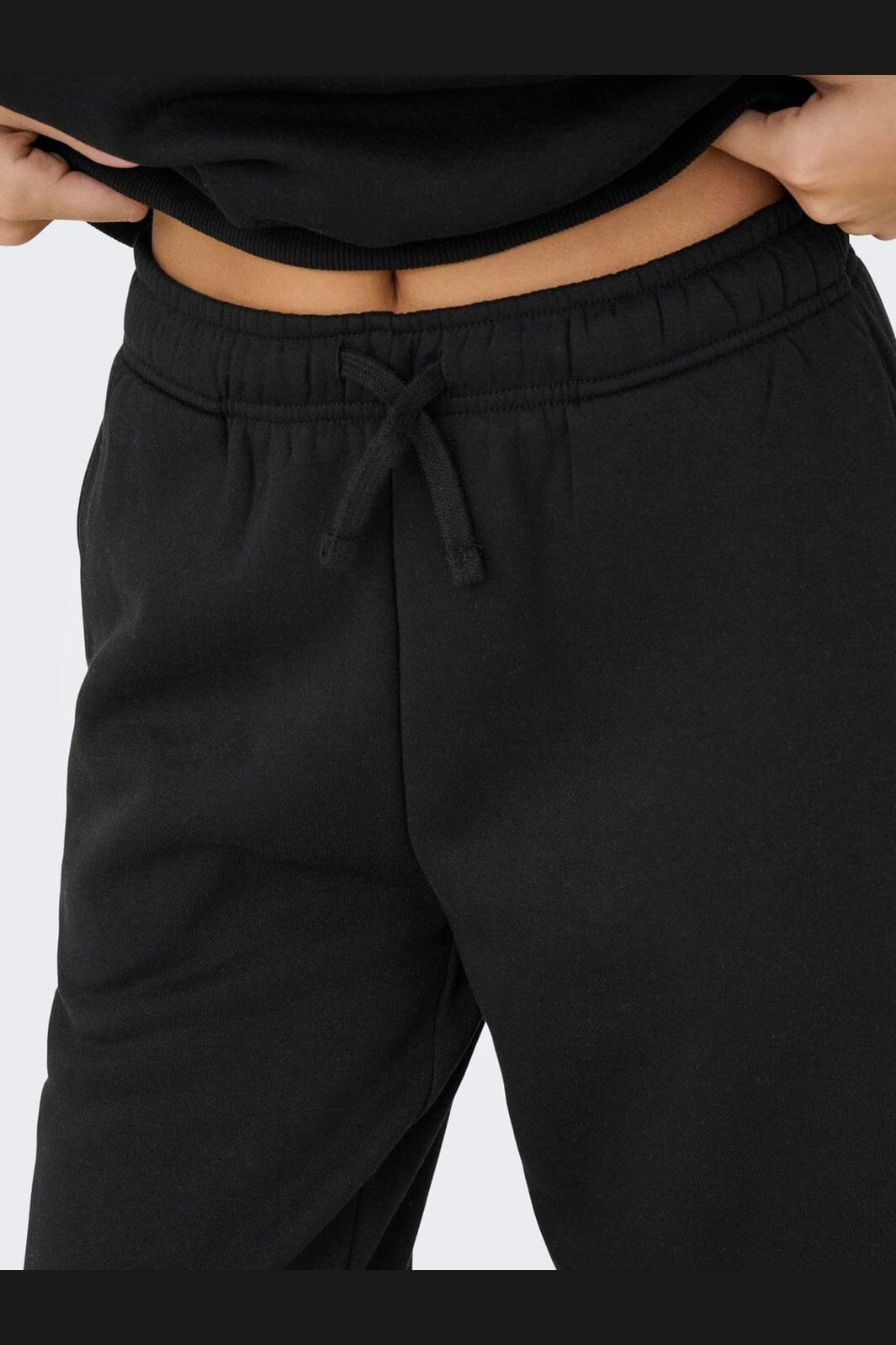 Only - Onlhappy Straight Pant Swt - 5199577 Black