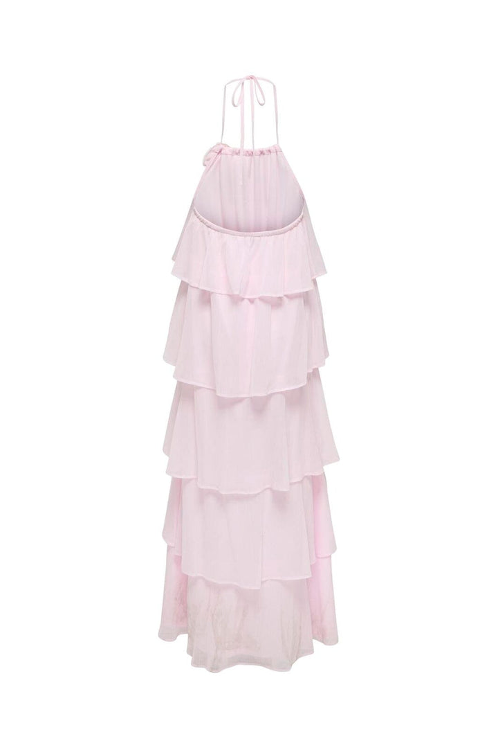Only - Onlhiva S/L Long Layer Dress - 5092111 Cherry Blossom