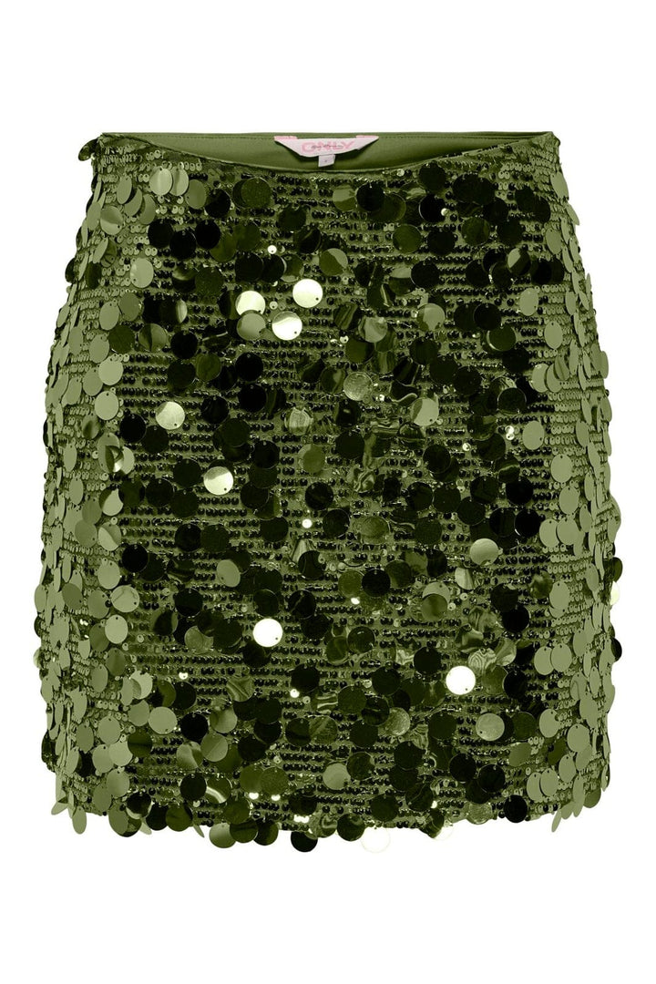 Only - Onljadel Sequins Skirt - 5172376 Sphagnum W. Sphagnum Sequins