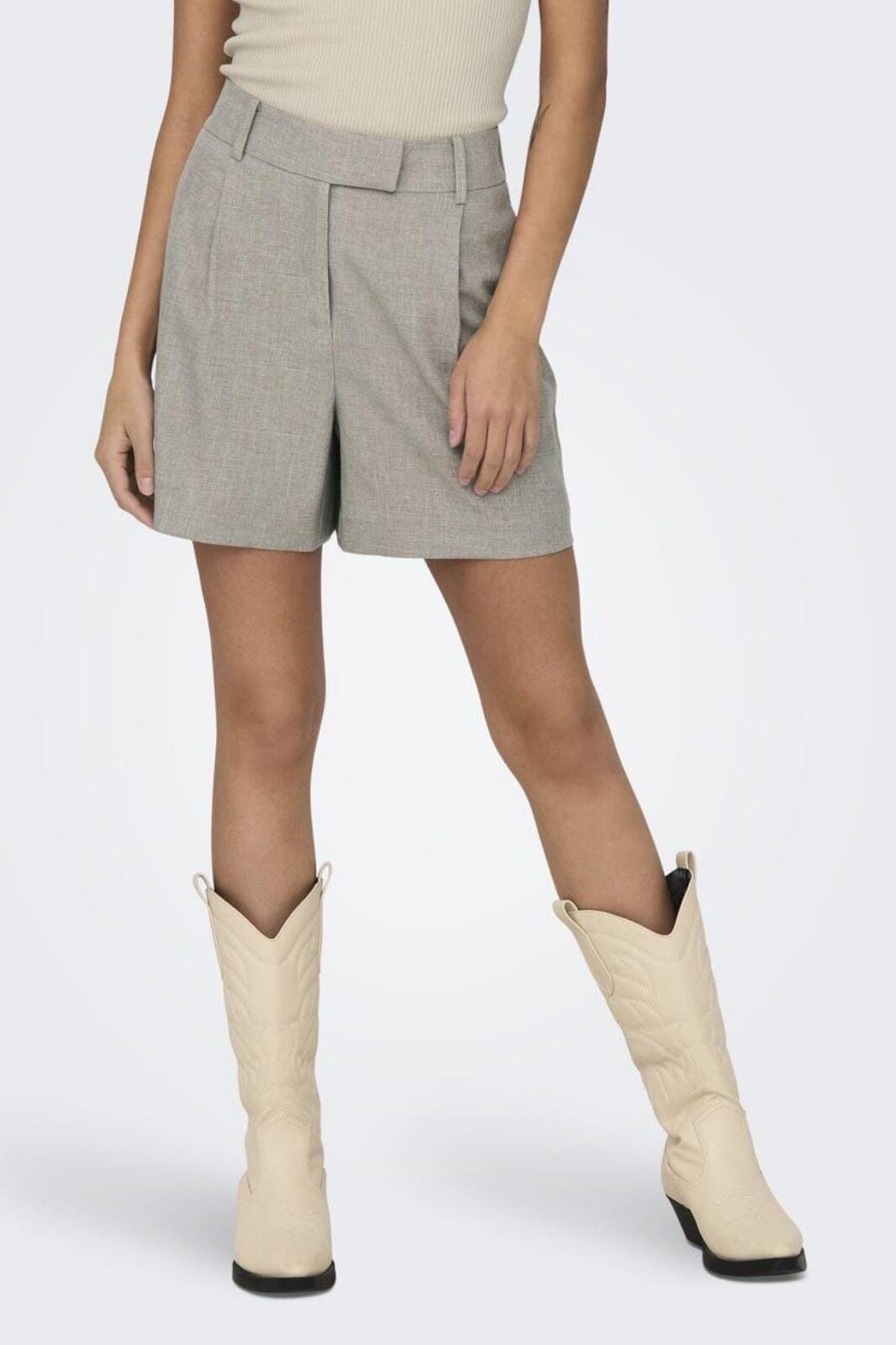Only - Onllinda Mel Shorts Tlr - 4414880 Fungi Melange Shorts 
