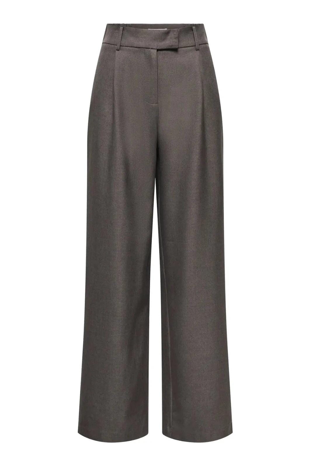 Only - Onllinda Str Mel Pants Tlr - 5035968 Chocolate Torte Melange Bukser 