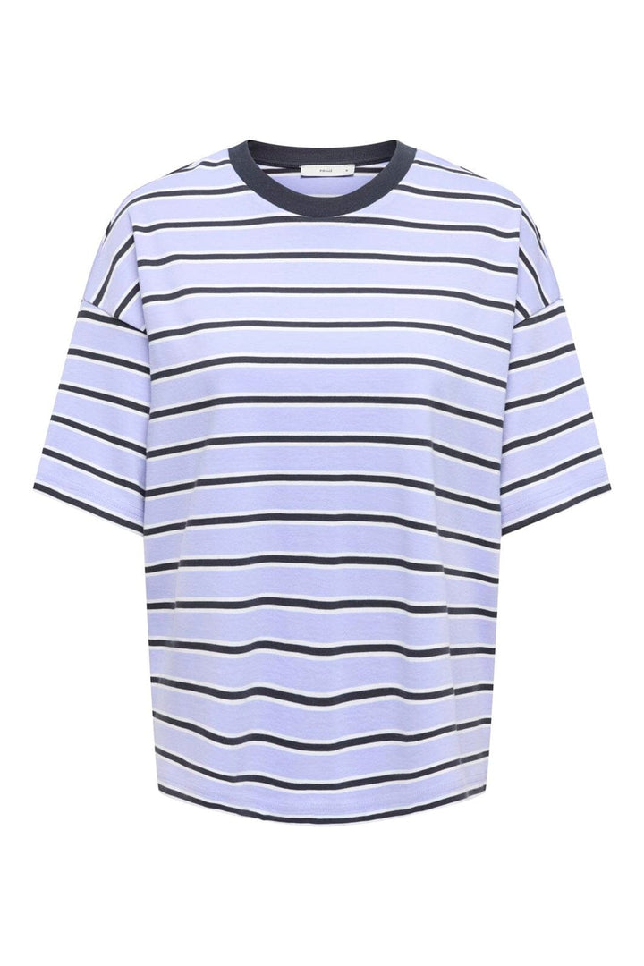 Only - Onllisa Stripe S/S Top - 5190514 Dusk Cd / Black Stripes