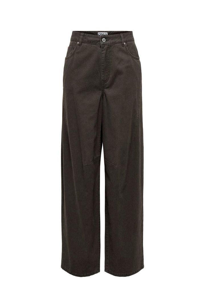 Only - Onlloisa Barrel Pant Ox - 4985242 Coffee Bean