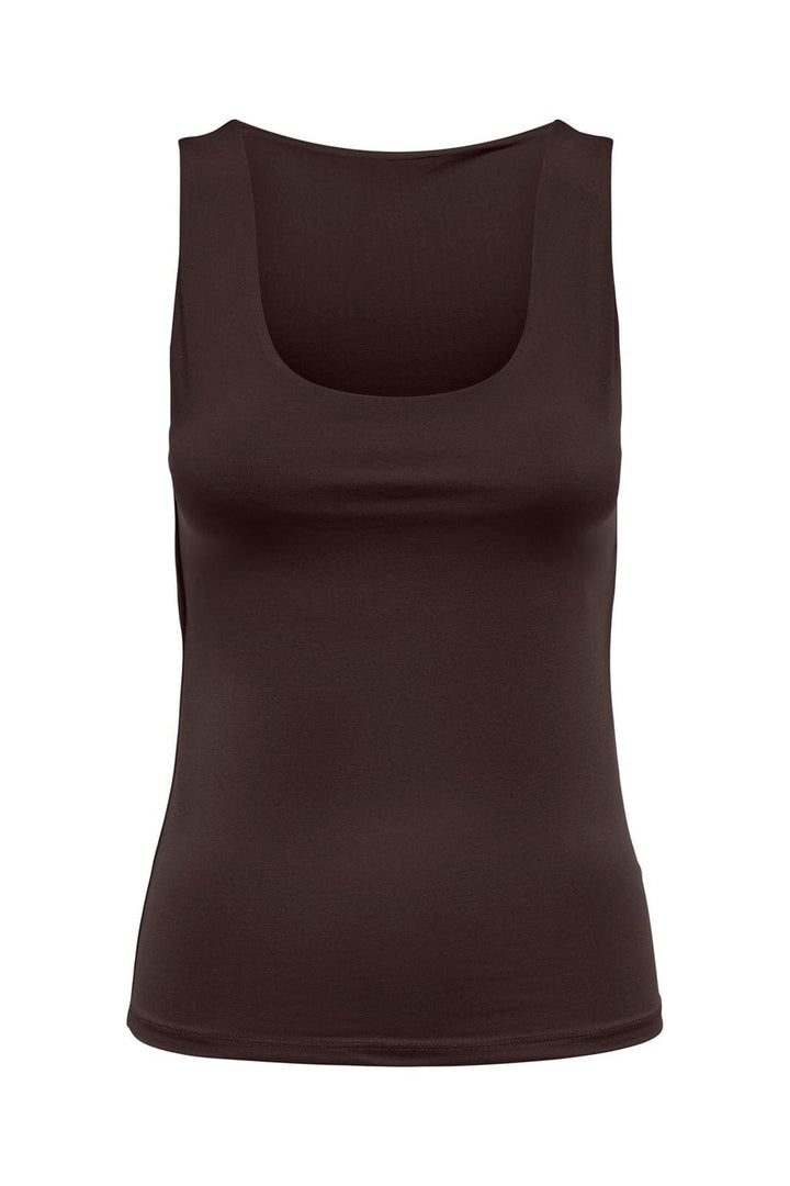 Only - Onllone S/L 2-Way Top - 4969818 Chocolate Torte