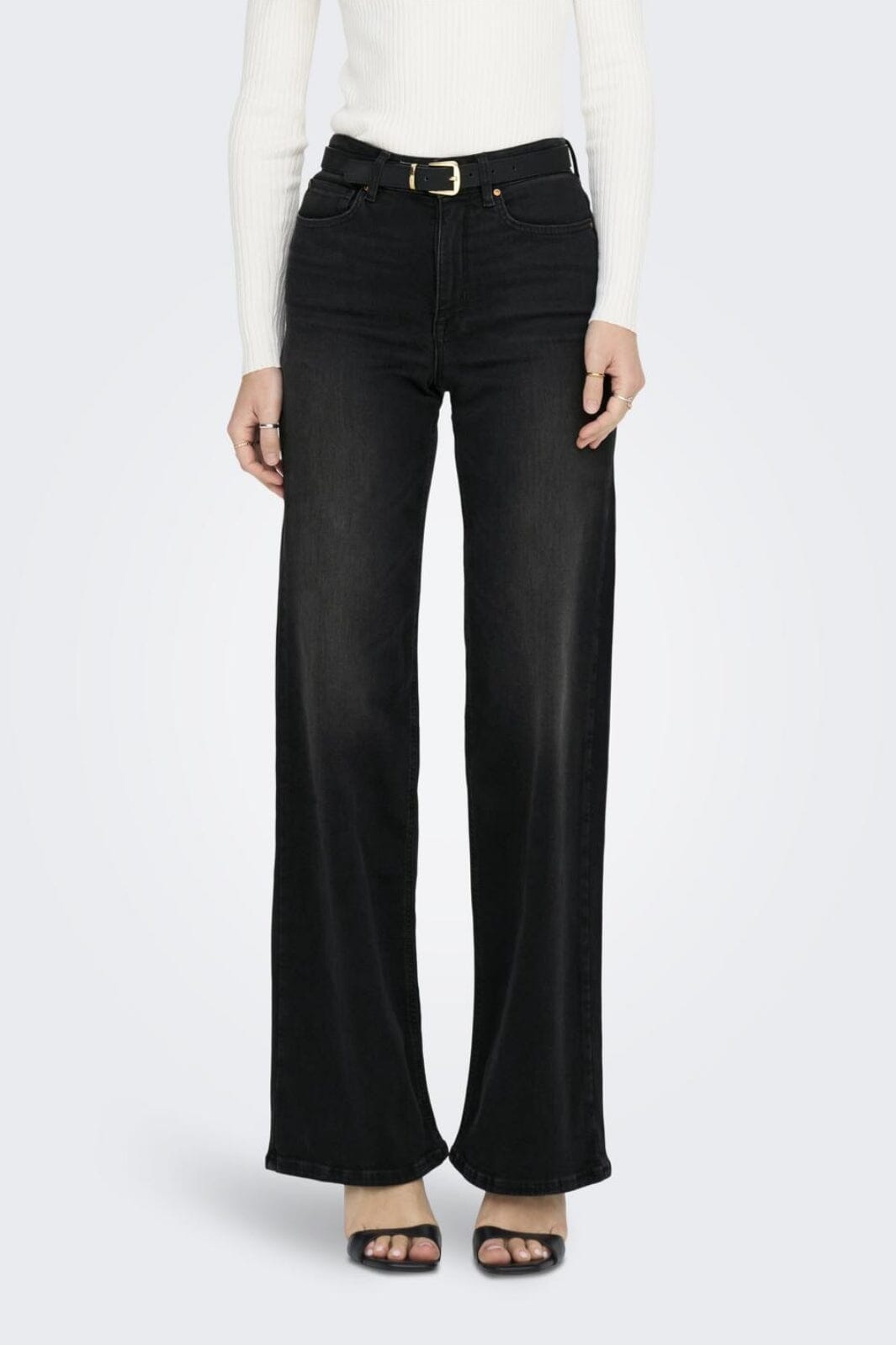 Only - Onlmadison Blush Wide Cro099 - 4283326 Washed Black
