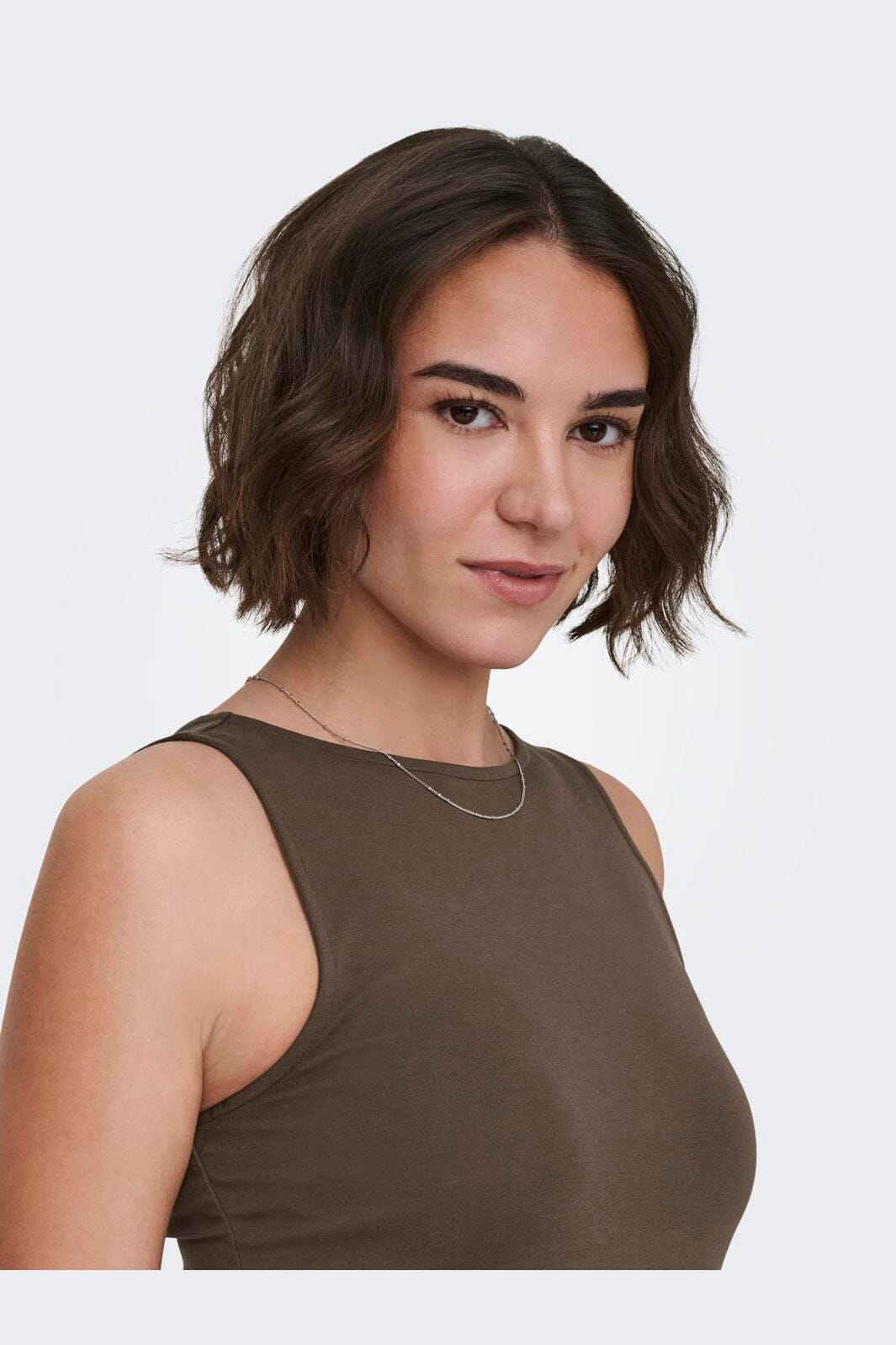 Only - Onlmalia S/L Top Box - 5023336 Chocolate Martini Boatneck