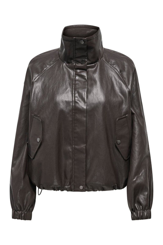 Only - Onlmini Faux Leather Jacket Cc - 5011804 Raven