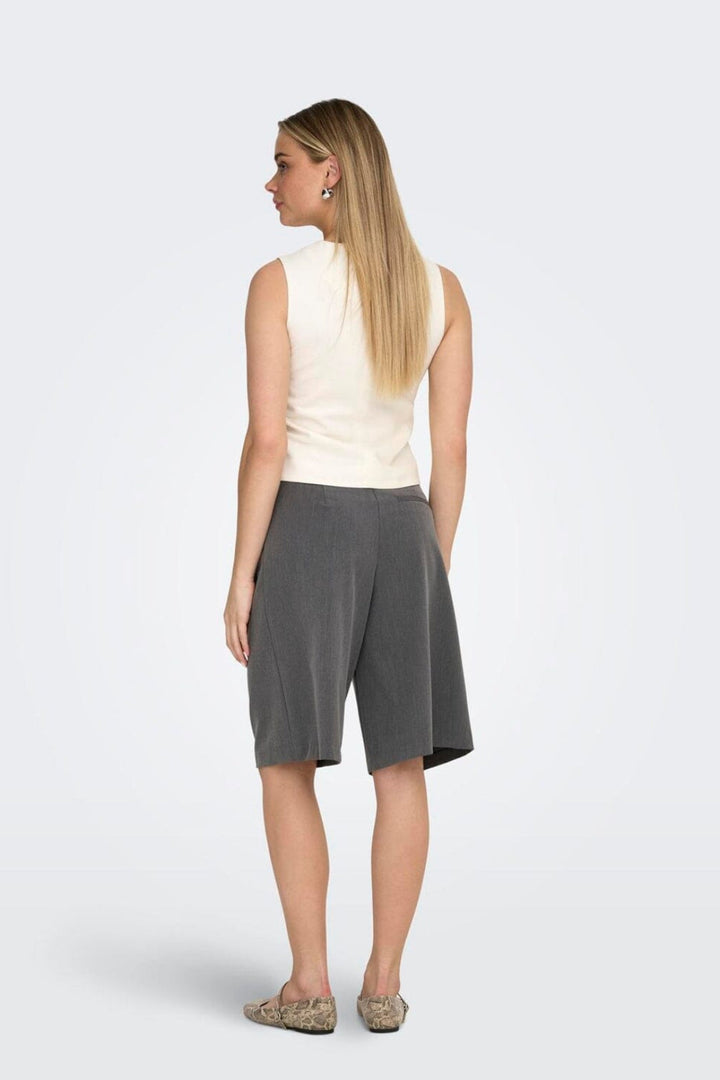 Only - Onlnalina Bermuda Shorts Tlr - 5013572 Medium Grey Melange