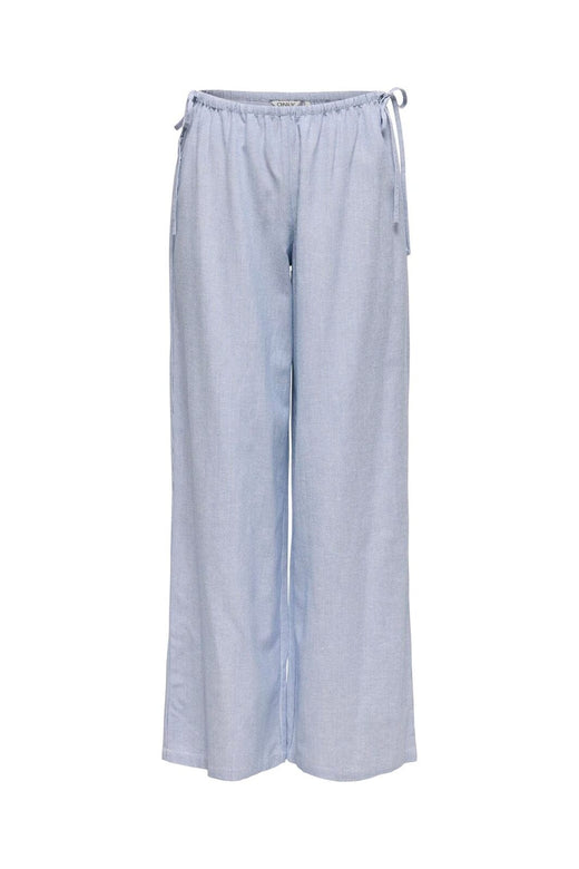 Only - Onlnata Life Bow Wide Stripe Pant - 4759970 Bright White W Regatta