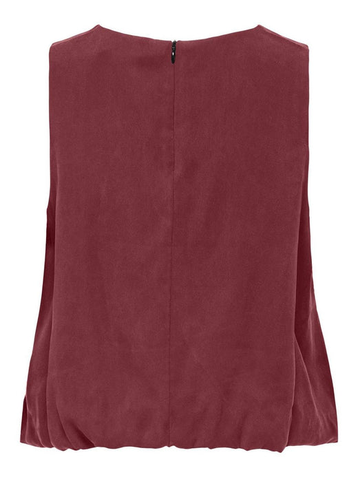 Only - Onlnica Life S/L Modal Bubble Top - 4831810 Ruby Wine