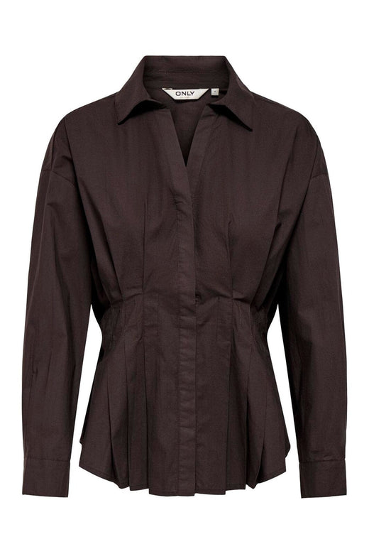 Only - Onlnyvelle Fitted Shirt - 5219525 Black Coffee