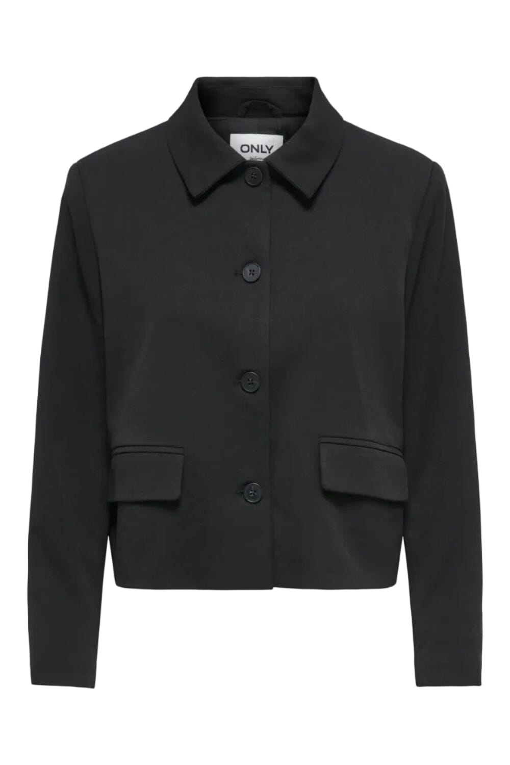 Only - Onlpalino L/S Short Jacket Tlr - 5179951 Black Jakker 