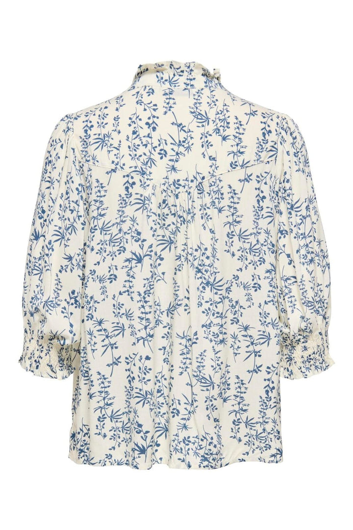 Only - Onlraya 3/4 Shirt - 5096805 Jet Stream Amy Flower