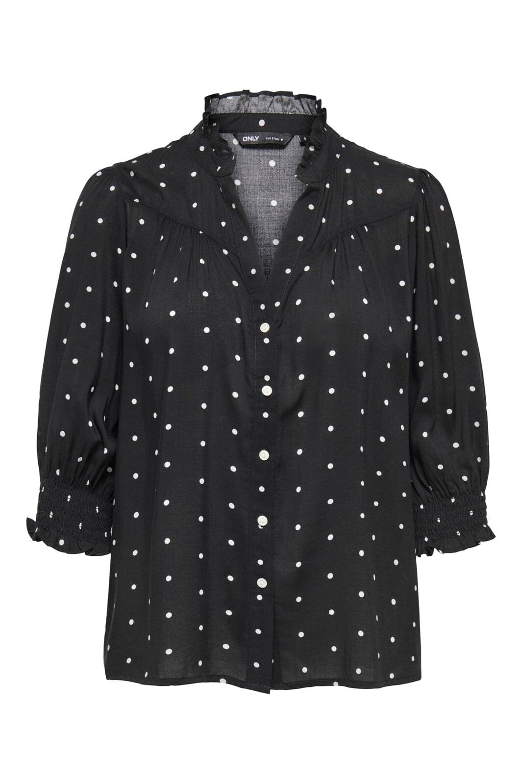Only - Onlraya 3/4 Shirt - 5096812 Black Cd Dots
