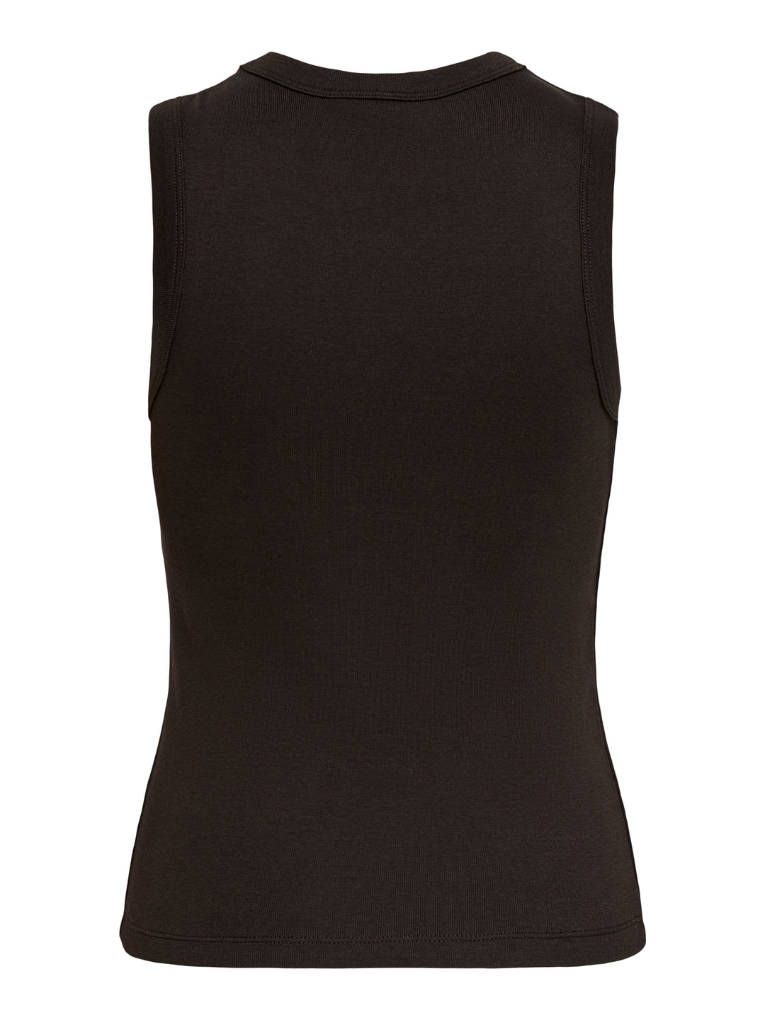 Only - Onlrina V-Neck Tank Top S/L - 5255538 Black Coffee Toppe 