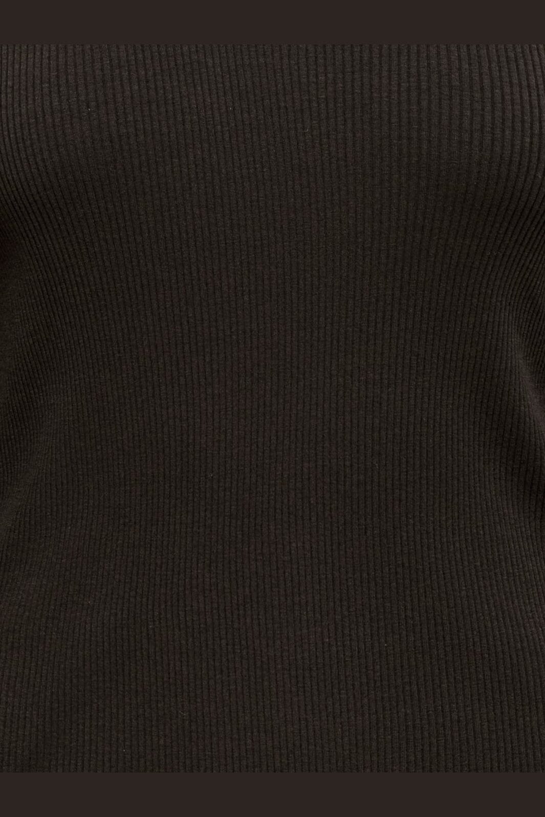 Only - Onlsara Sharai L/S V-Neck Top - 5130868 Chocolate Torte
