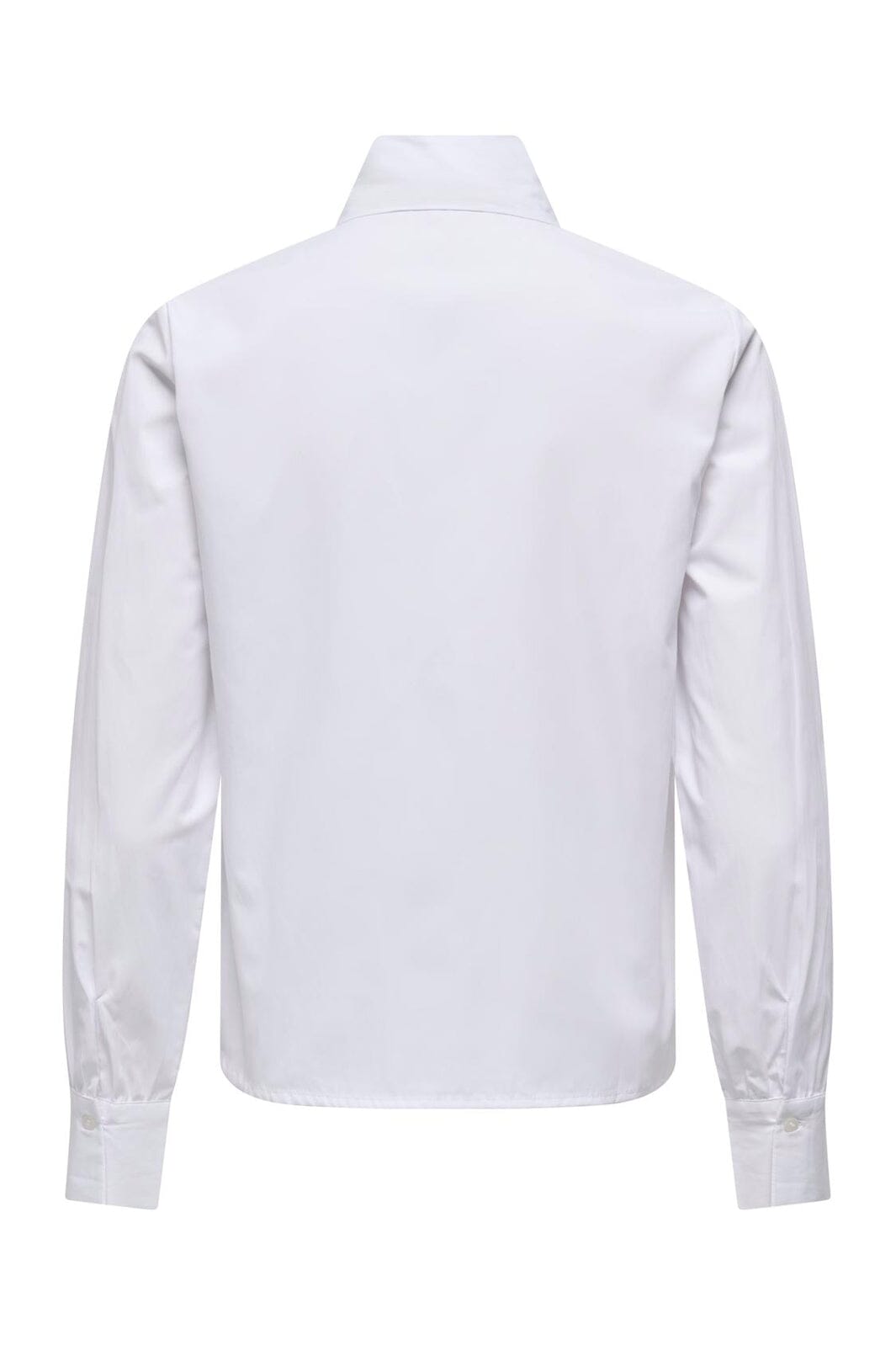 Only - Onlsaya Loris L/S Bow Shirt - 5045041 Bright White