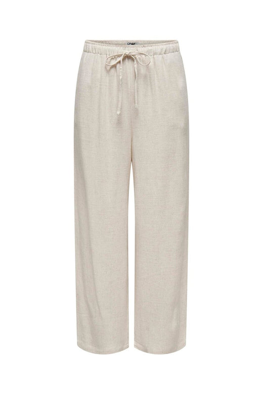 Only - Onlsiesta Pull-Up Linen Bl - 4486634 Moonbeam