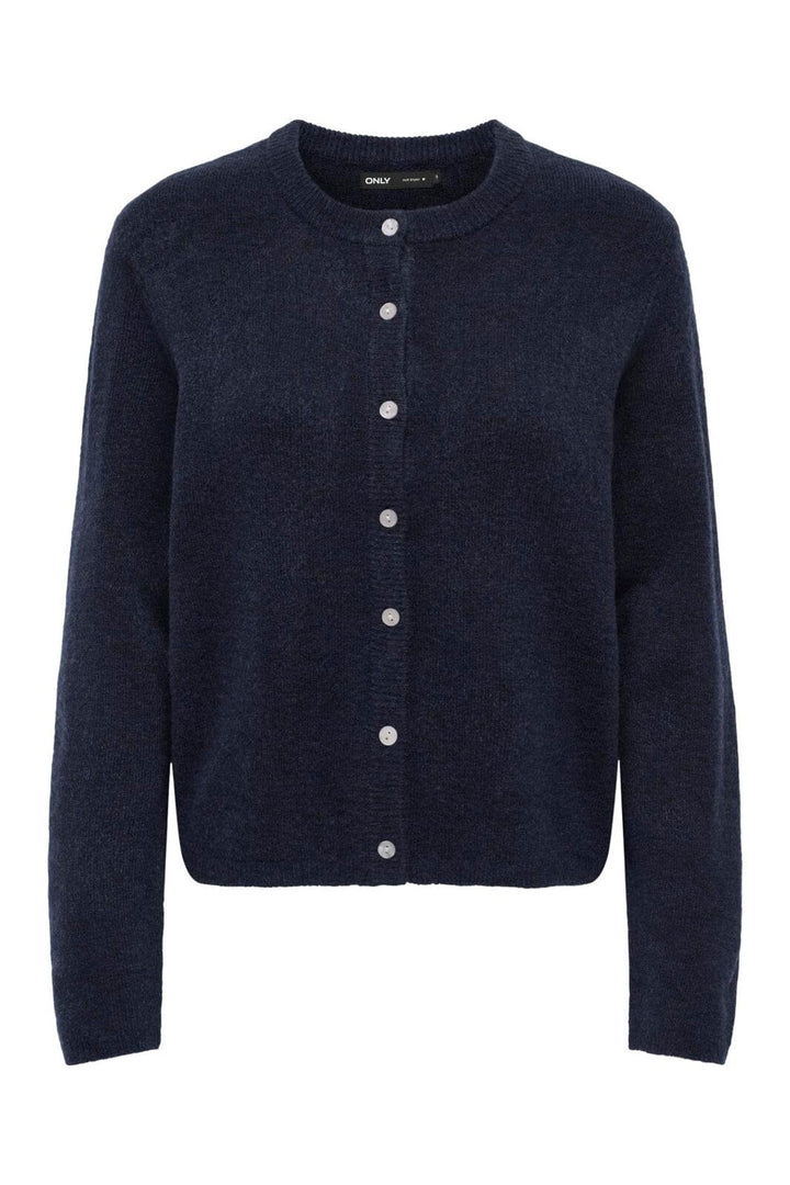 Only - Onlsimoni L/S O-Neck Cardigan Knt - 5082250 Night Sky