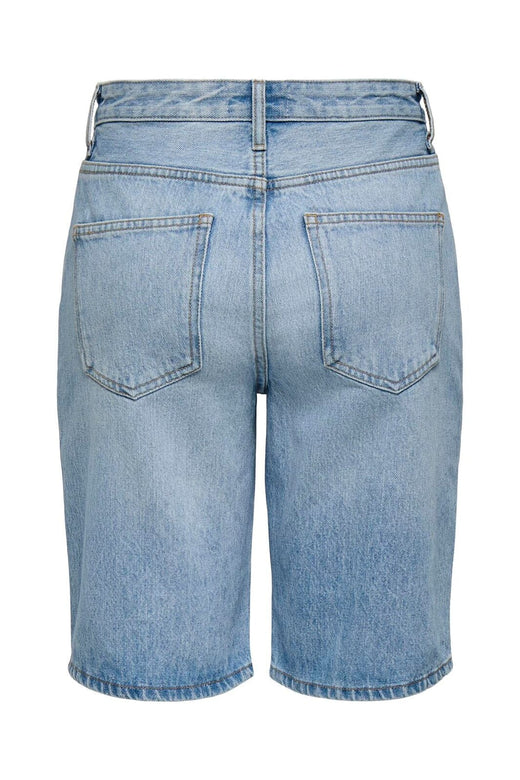 Only - Onlsonny Wide Rhinst Shorts Yor - 4991662 Medium Blue Denim