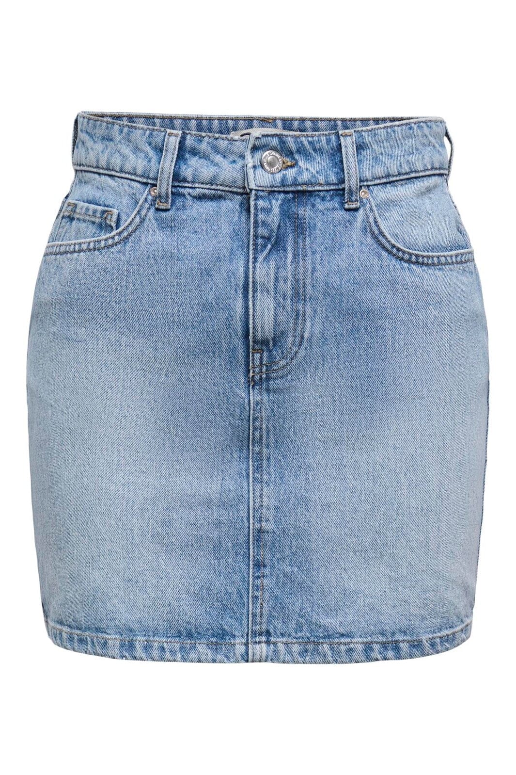 Only - Onlstella Short Skirt Azg - 4660156 Light Blue Denim