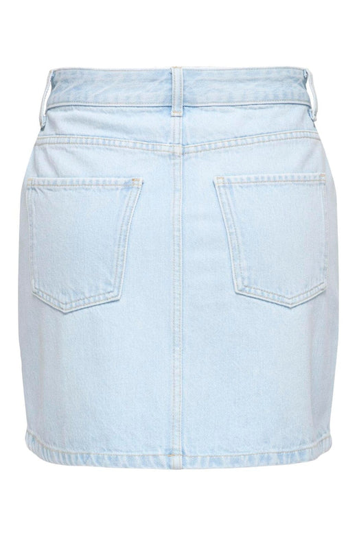 Only - Onlstella Short Skirt Azg - 4968756 Light Blue Bleached Denim