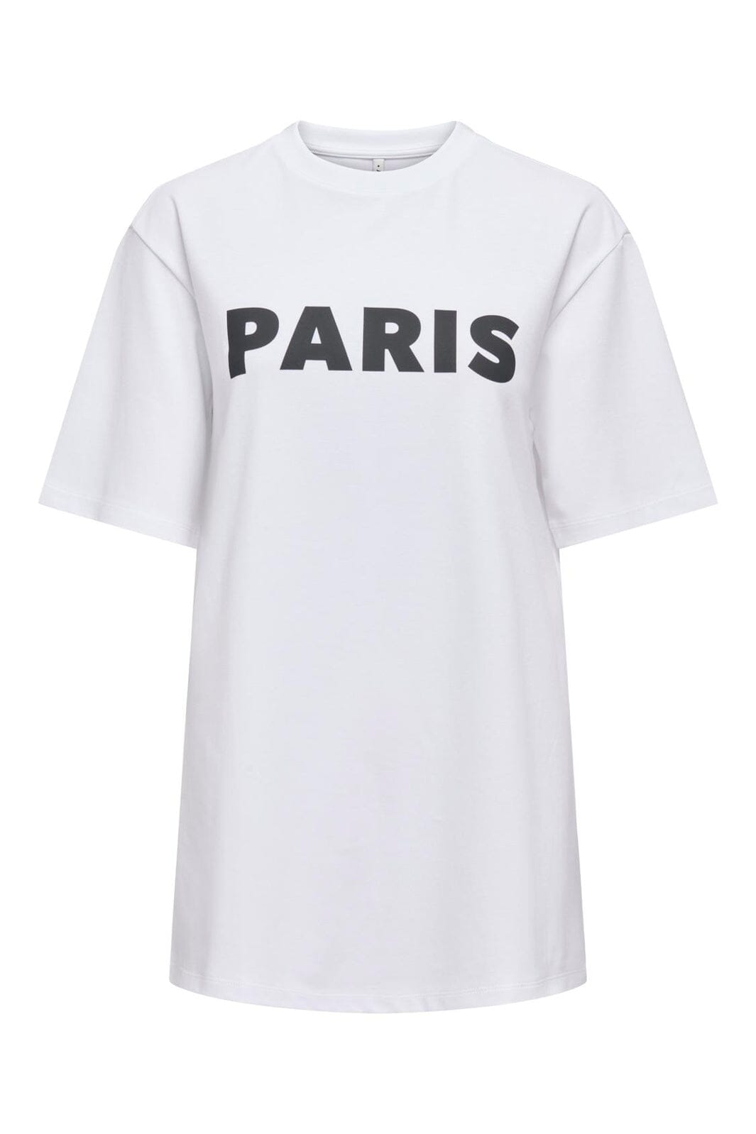 Only - Onlsuperior S/S O-Neck Long Top - 5085177 Bright White Paris