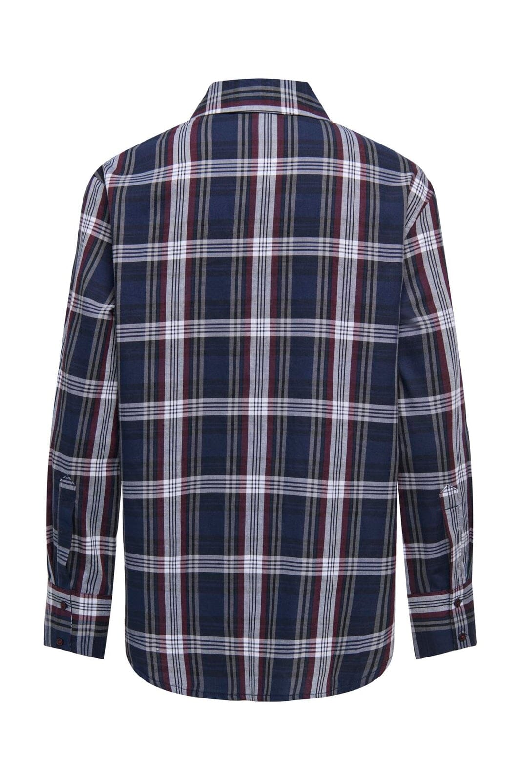 Only - Onlsurani L/S Check Emb Shirt - 5080451 Navy Blazer Red Notes