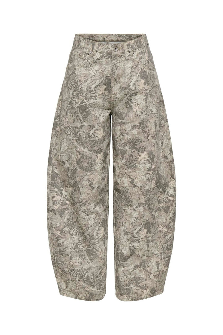 Only - Onltaylor-Banu Camo Barrel Pant - 5184901 Smokey Olive Camo