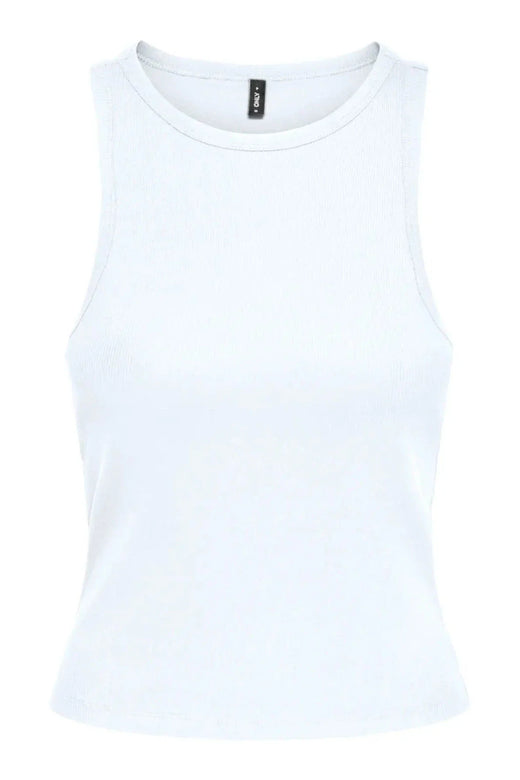 Only - Onlval S/L Bra Top - 5107201 Bright White Toppe 