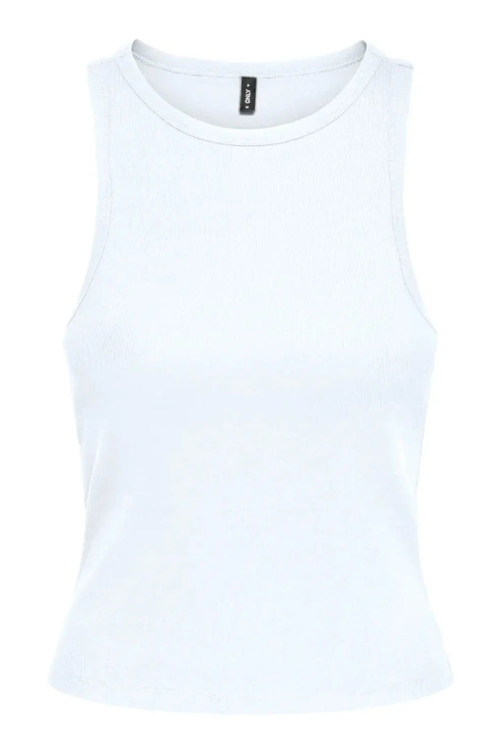 Only - Onlval S/L Bra Top - 5107201 Bright White Toppe 