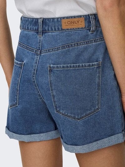 Only - Onlvega Shorts - 3621931 Medium Blue Denim Shorts 