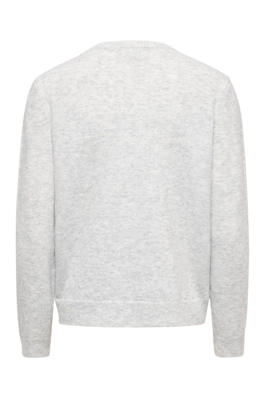 Only - Onlxmas Snowbear Ls O-Neck Knt - 5093916 Light Grey Melange Skibear/Dgm/Scoot/Malt Bal/Birc/Mel