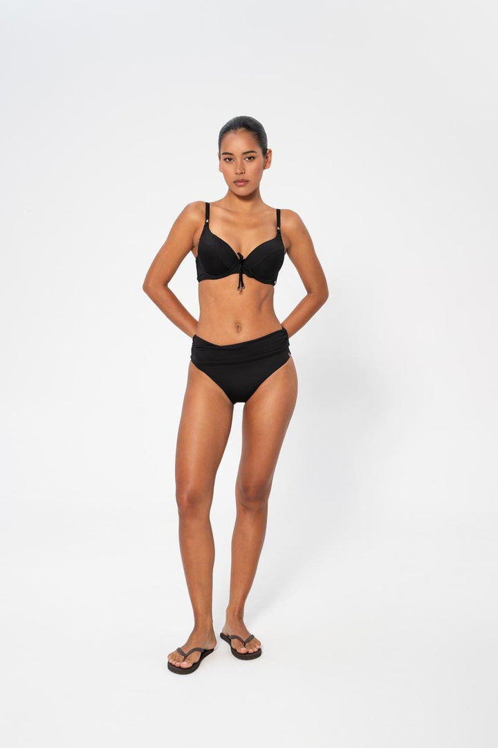 Panos Emporio - Chara Solid Bottom Bikini Bottom Pews2137 - Black