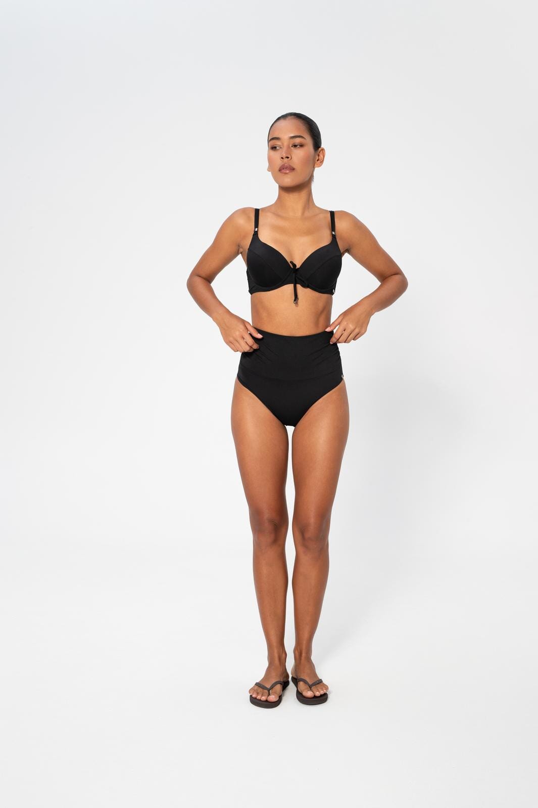Panos Emporio - Chara Solid Bottom Bikini Bottom Pews2137 - Black