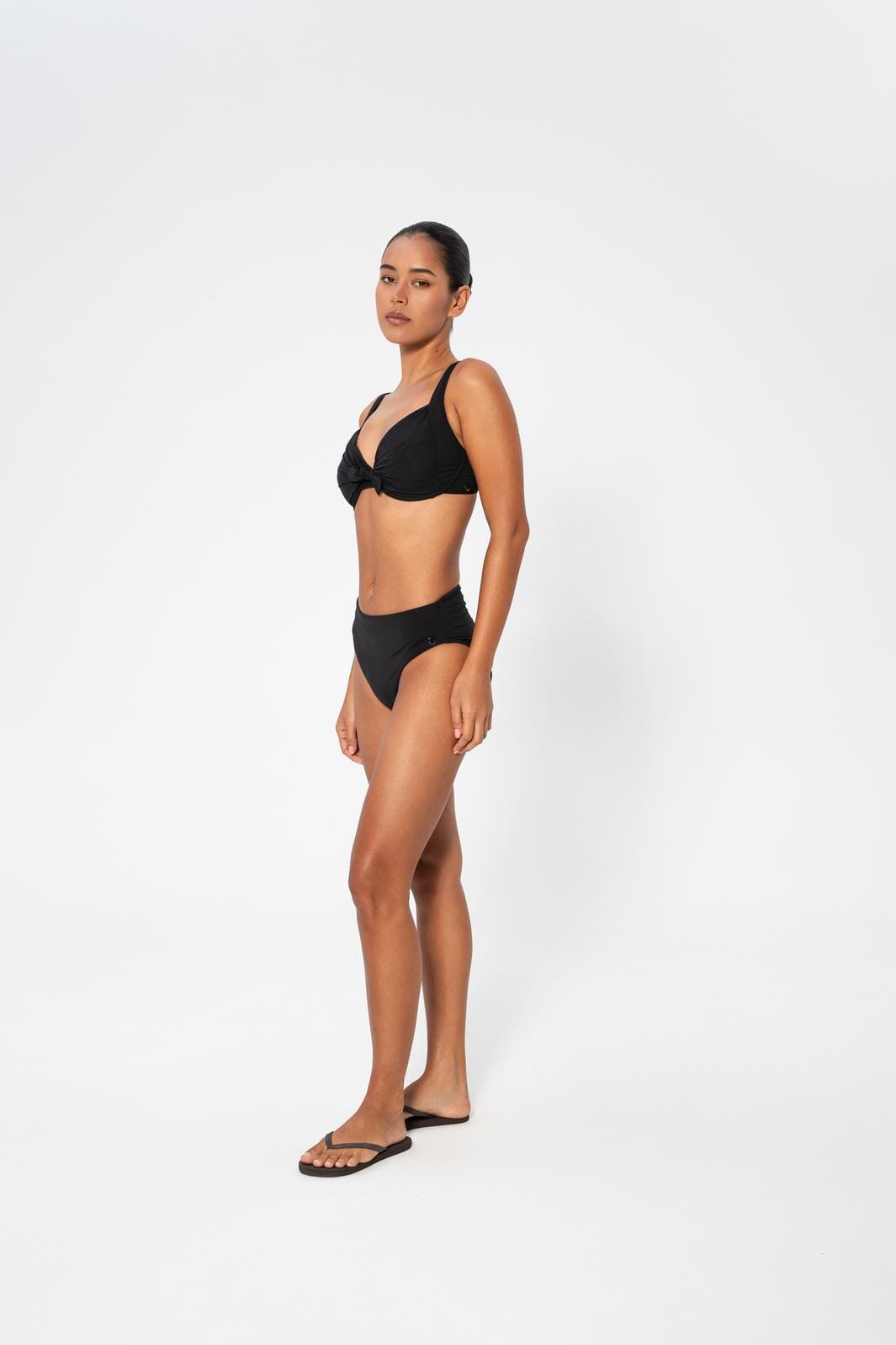 Panos Emporio - Dione Solid Bottom Bikini Bottom Pews2501 - Black