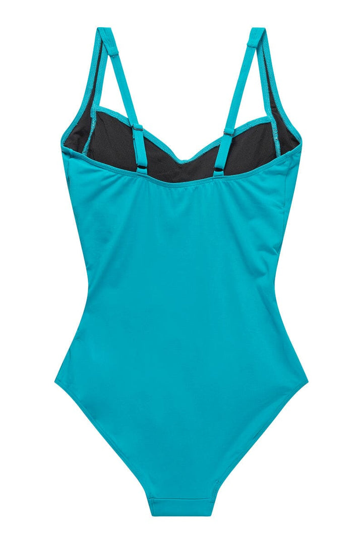 Panos Emporio - Potenza Solid Swimsuit Recycled Swimsuit Pews2136-271 - Capri