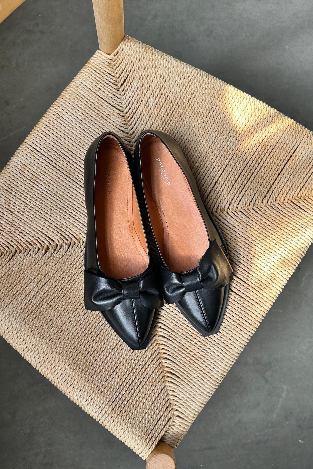 Phenumb Copenhagen - Imagine Leather PB-E01-IMAGI - Black Ballerinaer 