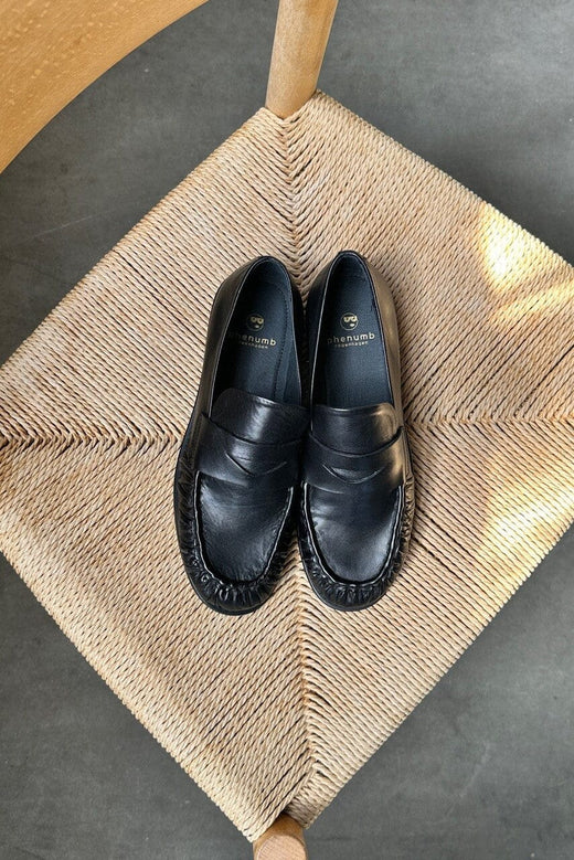 Phenumb Copenhagen - Whisper Leather Soft PB-E01-WHISP - Black Loafers 